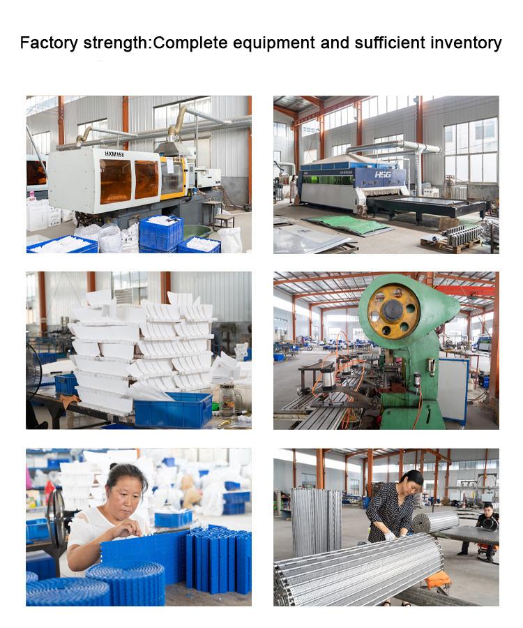 Factory Supply Automatic Side Flex Modular Plastic Conveyor Belt