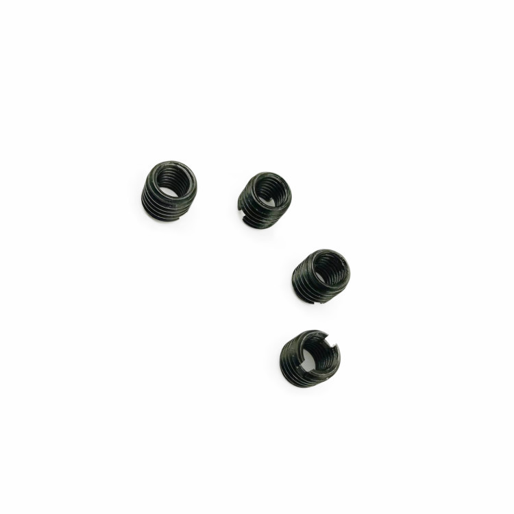 Self Threading Inserts Threaded protective sleeves 10.9-Grade High-Strength Iron Threaded Sleeves Internal and external braces 