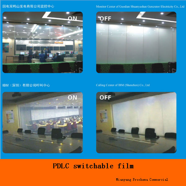 switchable privacy film smart film for hotel