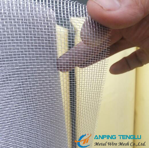 Aluminum Alloy Insect Screen, 18*16mesh, 0.011" Wire, Prevent Insects