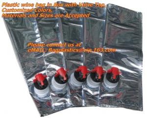 China valve tap bags, wine carriers, juice beverage bags, drink ice bags, wine gift, portable on sale 