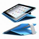 Leather Case for iPad, Makes Versatile Stand, with 3 Viewing Angles and Typing Angle