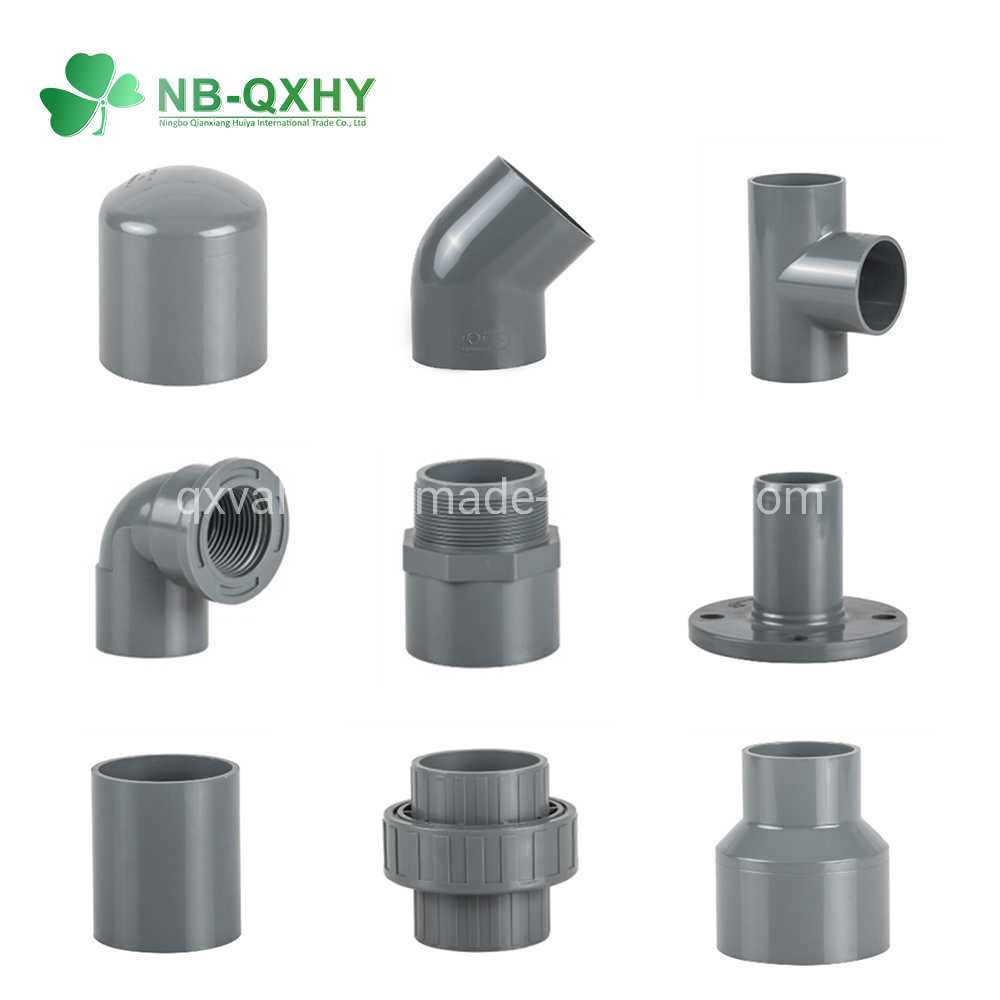 BS Thread Plastic Pipe Fitting PVC Cap Male Reducer
