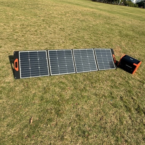 New Custom Flexible Waterproof Portable Solar Panel Outdoor Monocrystalline Silicon Foldable Solar Generator