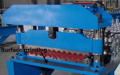 Steel Roofing Sheet Roll Forming Machine PPGI GI IBR Trapezoid , Roof Sheet Rolling Machines