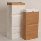 Double kraft paper storage bag