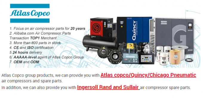 Inline Precision Air Compressor Filter , Atlas Copco Filter 1624104106 16 Bar 0