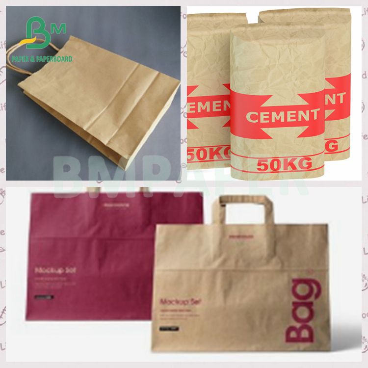 70gsm High Strength Excellent Expansible Brown Carrie Bag Paper