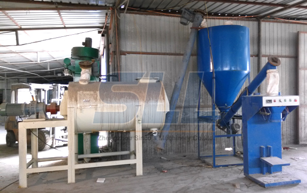 small dry mortar production line
