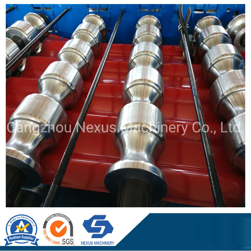Super-High-Speed Glazed Step Tile Roofing Roll Forming Machine