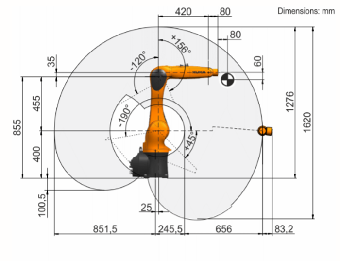 KUKA KR 6 R900 Industrial Robot Arm 6 Axis With KRC4 Controller Teachpendent DH Robotic Gripper And Dress Pack