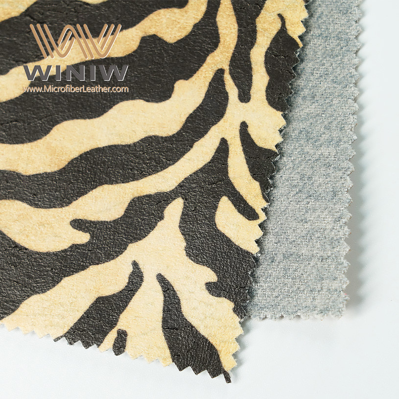Odorless Micro Fiber Leather Upholstery Vegan Fabric Material For Making Sofas