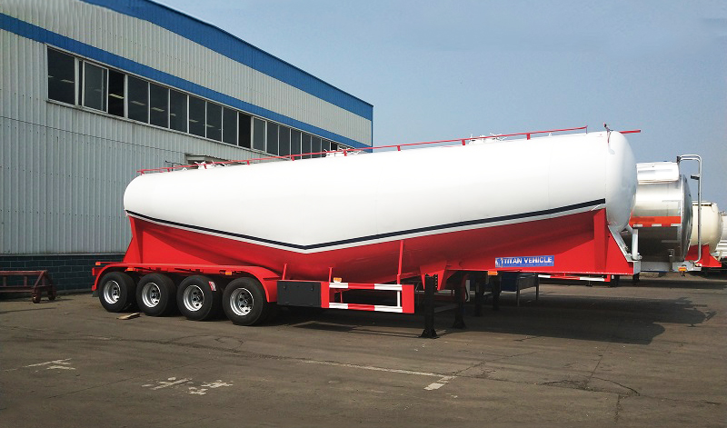 4 axles bulk cement tanker trailer