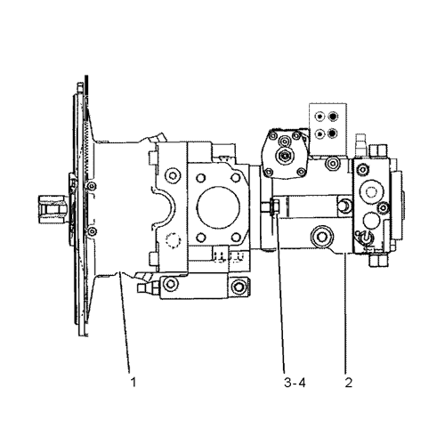 1908197 PUMP GP-MAIN HYDRAULIC Parts scheme