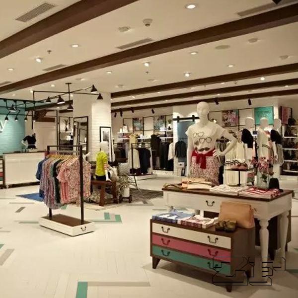 Newest Design Display Furniture Korean Clothing Store For Sale
