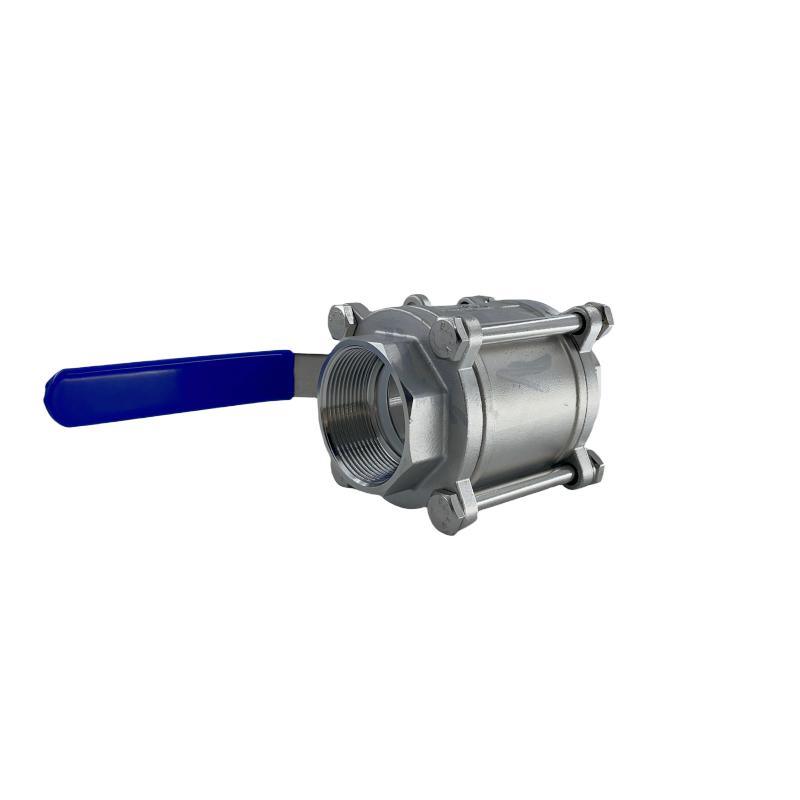 316 304 316L Stainless Steel Jacket Manual Weld Straight Ball Valve