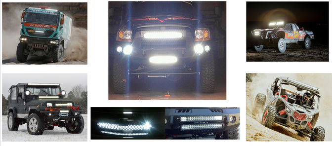 13 Inch Curved Double Raw Led Light Bar With CSHP Led Chip 0