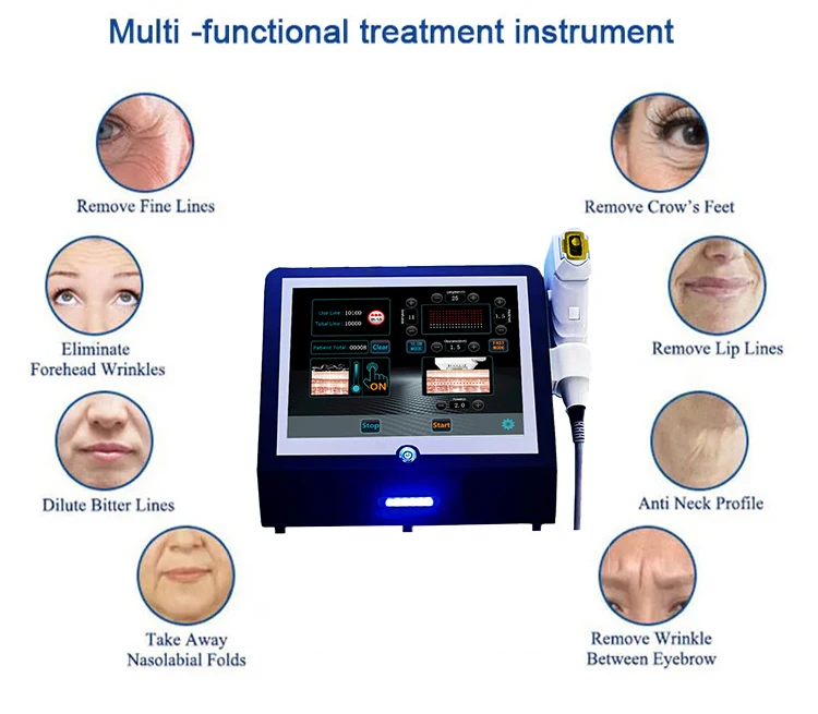 2024 Anti-aging 20000 Shots Smas Skin Tightening Anti-aging Machine 12D with iced function 1 Year Warranty 2