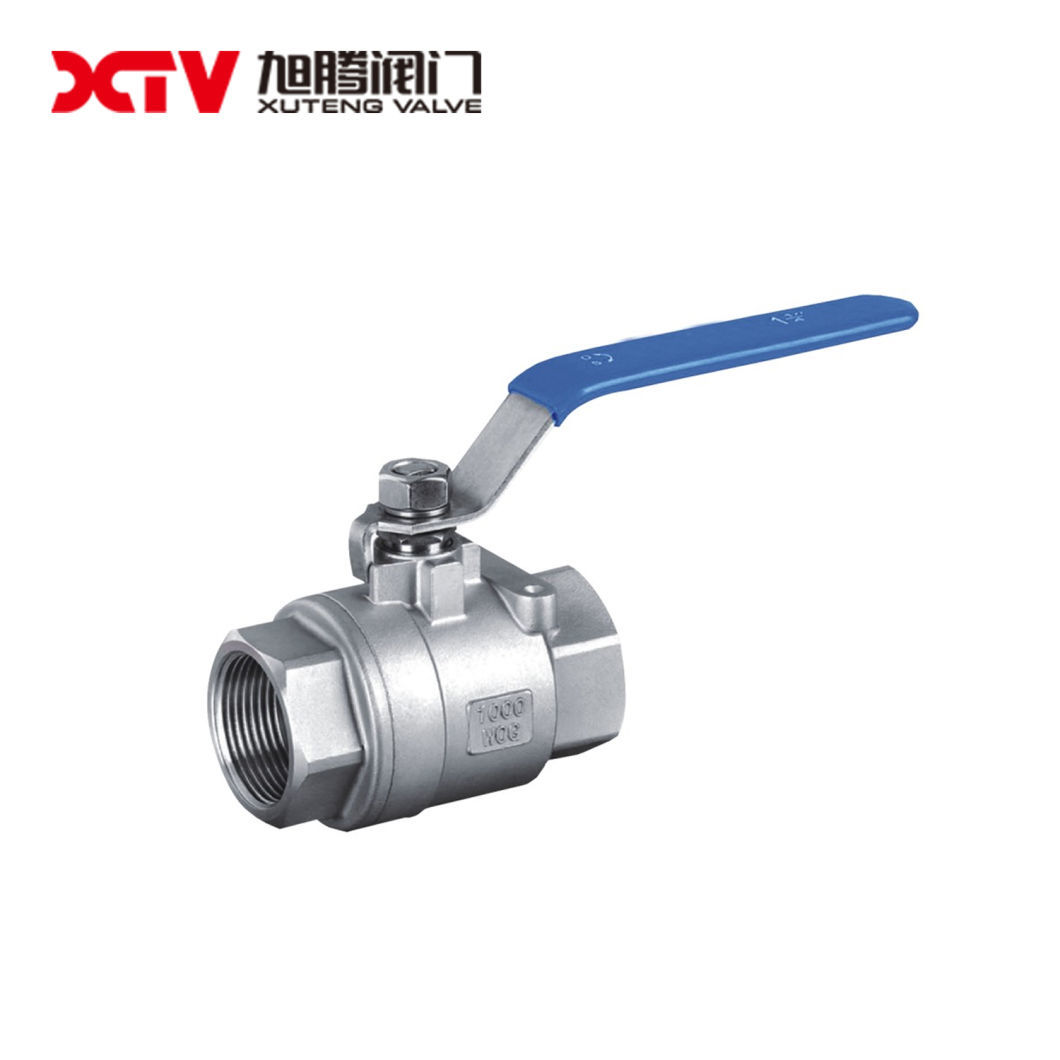 NPT Industrial Threaded Full Bore and Reduce Bore 2PC Ball Valve