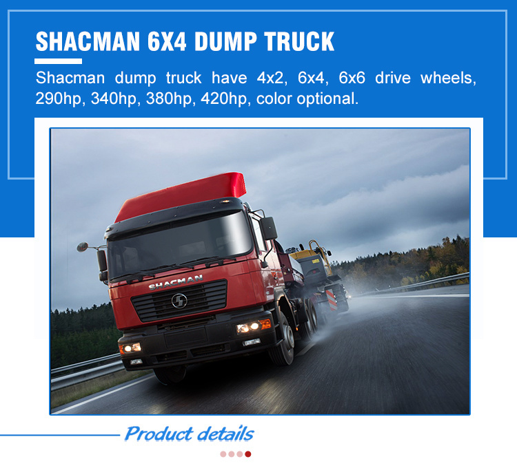 China Shacman 6*4 10wheels Prime Mover Trailer Tractor Truck Head Truck