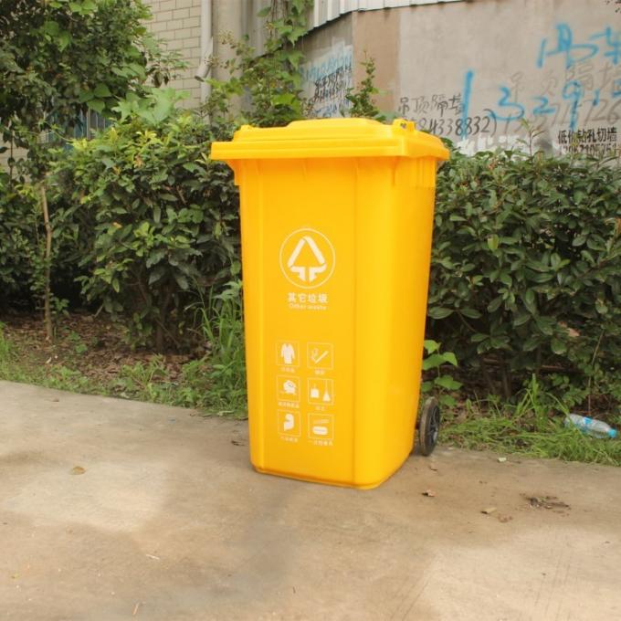 240 liter pure HDPE dustbin compost bin publis trash can or plastic garbage