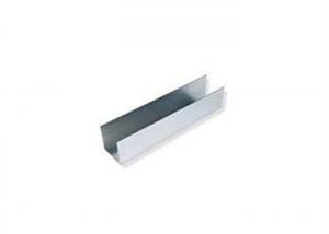 China High Strength Metal Stud U Channel , Drywall Cold Rolled Steel U Channel on sale 