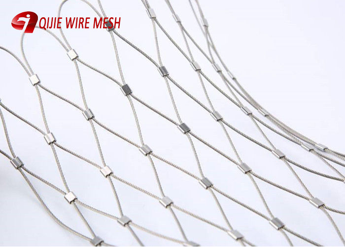 stainless steel ferruled type rope mesh 
