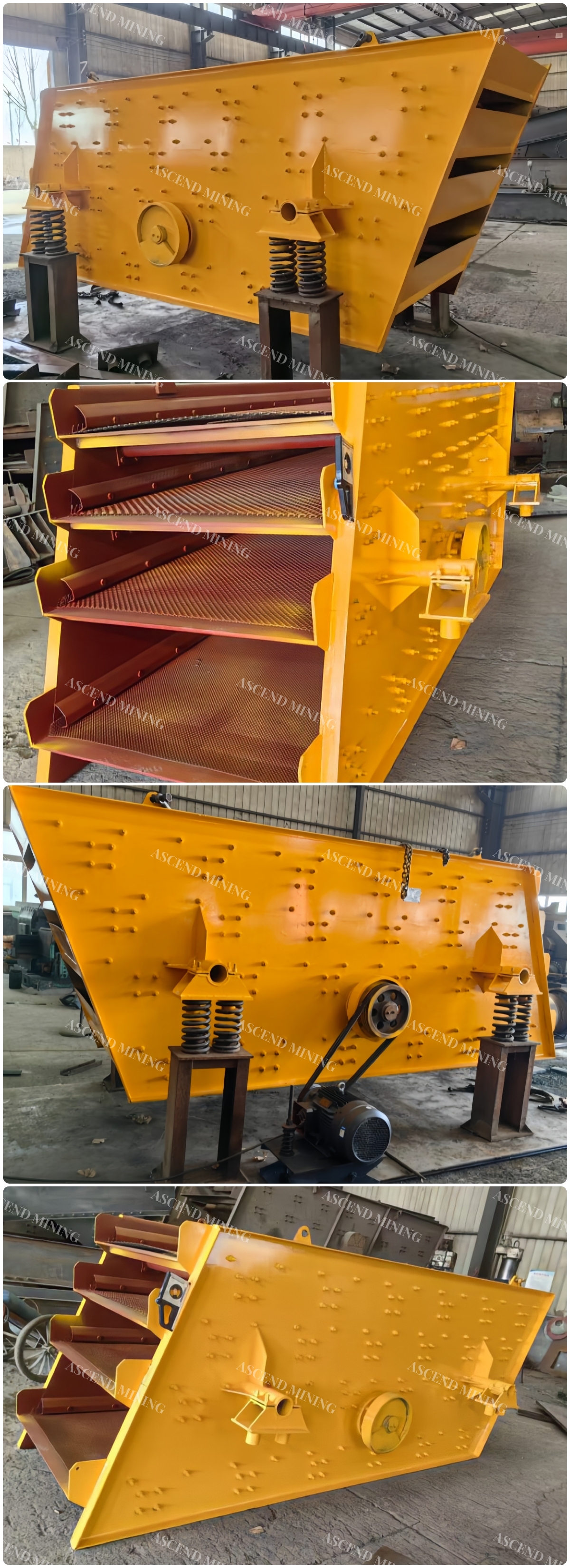 Vibrating Screen Drawing 2 3 4YK1860 Silica Quarry Sandstone Sieving Equipment