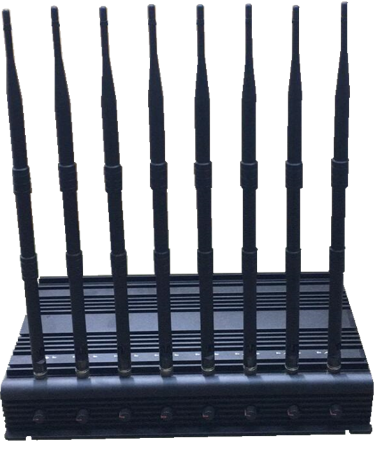 1-40m Adjustable 24/7 Continuously Working 8 Bands Cell Phone 2G 3G 4G WIFI GPS Signal Jammer 0