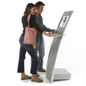 Self service checking Information Consulting touch screen Kiosk