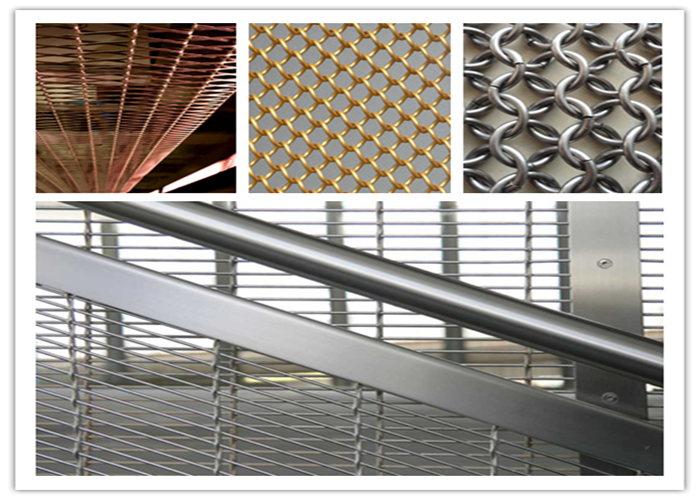 Welded Wire Mesh Panels Architecture Woven Mesh For Interior And