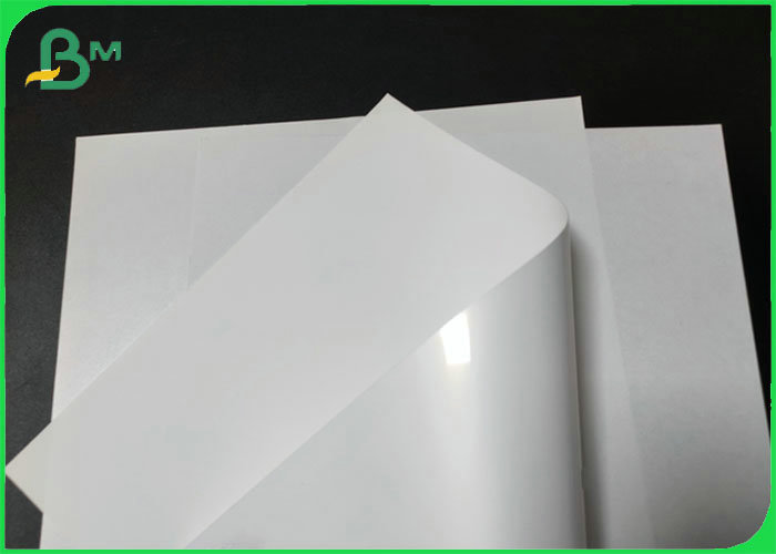 Water Resiatance High Glossy White Mirror Cast Coated Paper For Labels Printing
