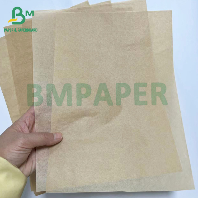 40g Smooth Kit 7 Oilproof Brown Food Wrapping Sandwitch Paper