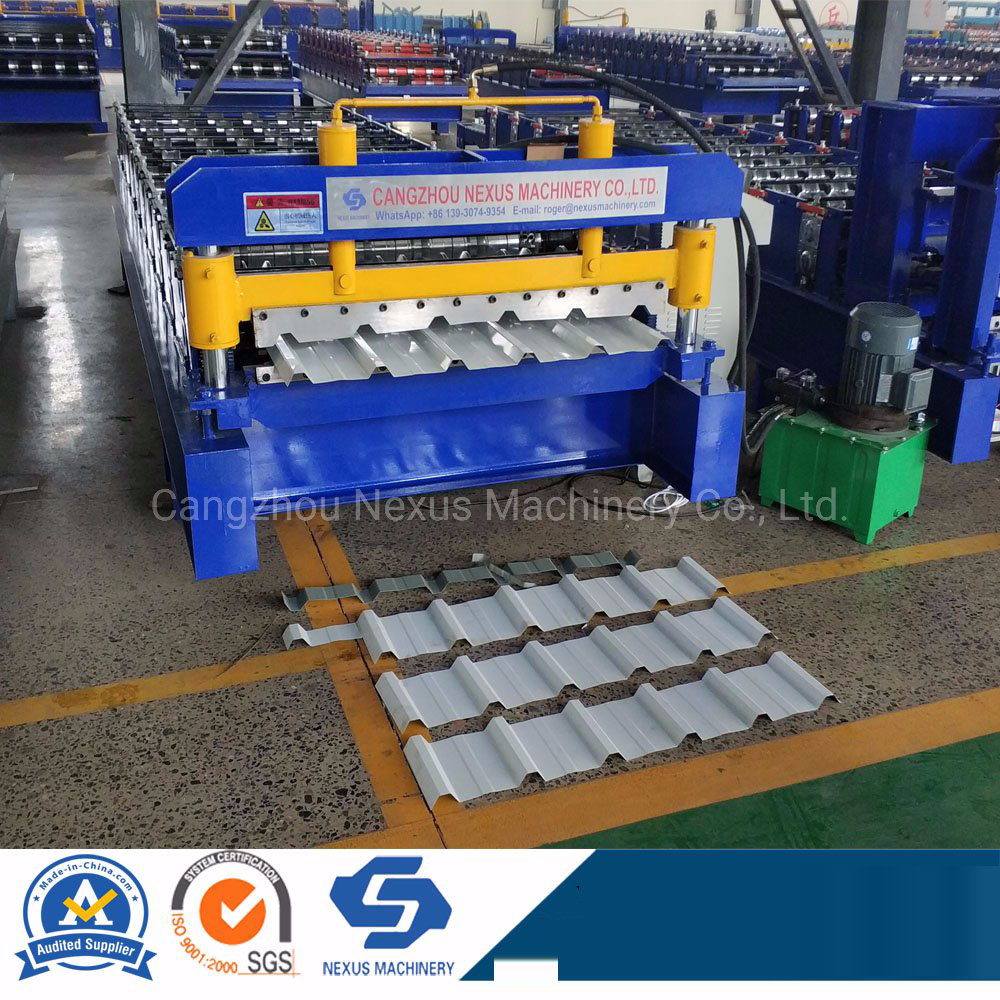Everdrain Panel Making Machine Steel Roof Sheet Roll Forming Machine with 5.5kw Motor Power