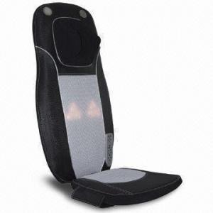China Shiatsu Massage Cushion with Movable Neck Massage Roller and Heating Function on Backrest on sale 