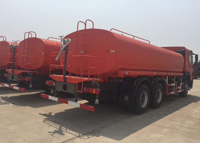Internal Anti - Corrosion Construction Water Transport Trucks 18-25CBM