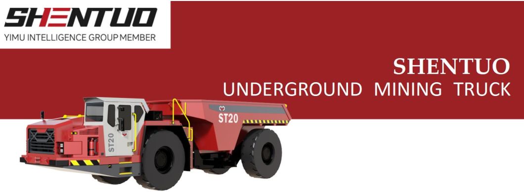 Diesel Engine Underground Mining Truck with 20ton Capacity