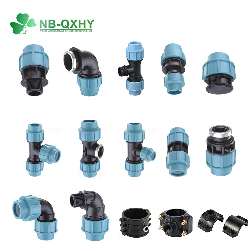 Pn16 20mm PP Compression Fitting Equal Tee, Plastic Pipe Fitting