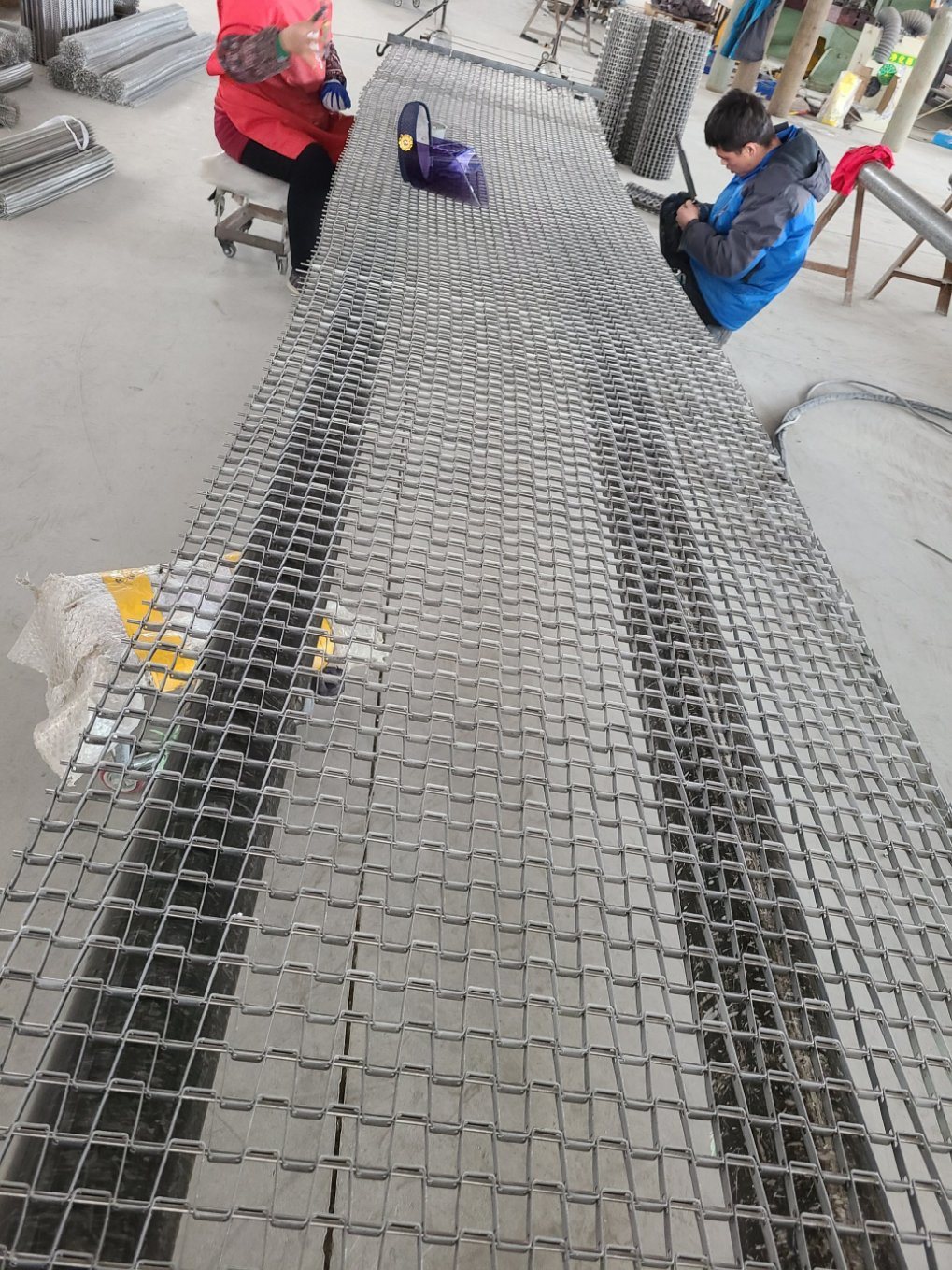 Stainless Steel Spiral Wire Mesh Belt