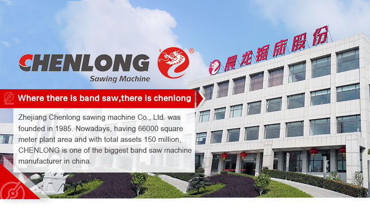 CHENLONG Metal Cutting Band Saw Machine for steel