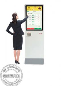 China Floor Standing Self Service Information Touch Screen Wifi Digital Signage Kiosk Online Ordering Payment System on sale 