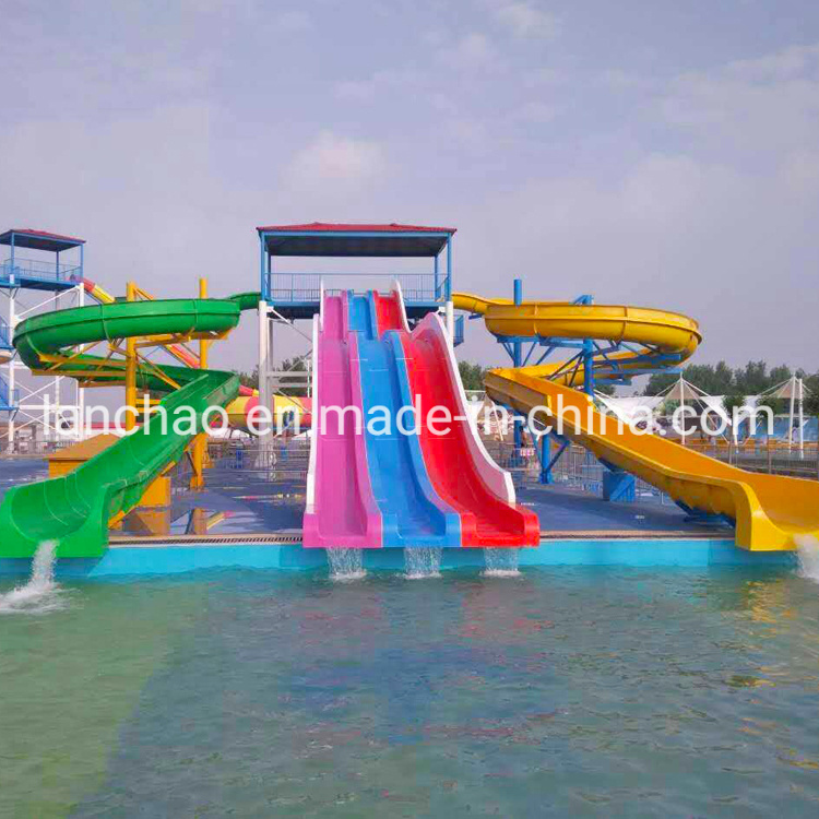 Rafting Spiral Water Slide &amp; Rainbow Racer Slide for Aqua Park