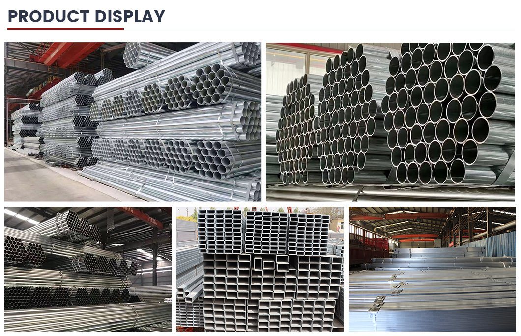 European Standard Customized Size 20*20mm 40*40mm 60*60mm 80*80mm Galvanized Steel Square Tube/Pipe
