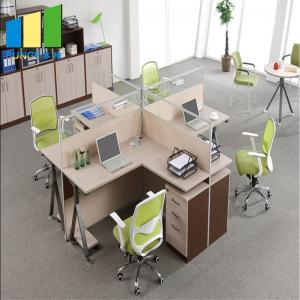 30mm Partition Panel Office Workstation Desk With Cubicles