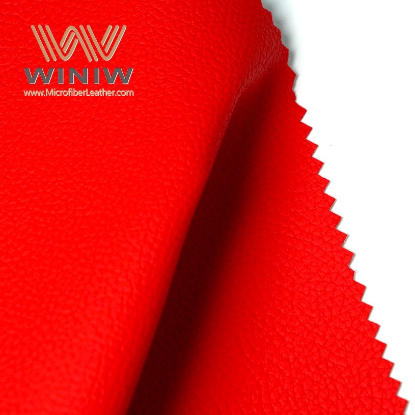 1.2mm Vegan Microfiber Leather Auto Interior Fabrics Material 