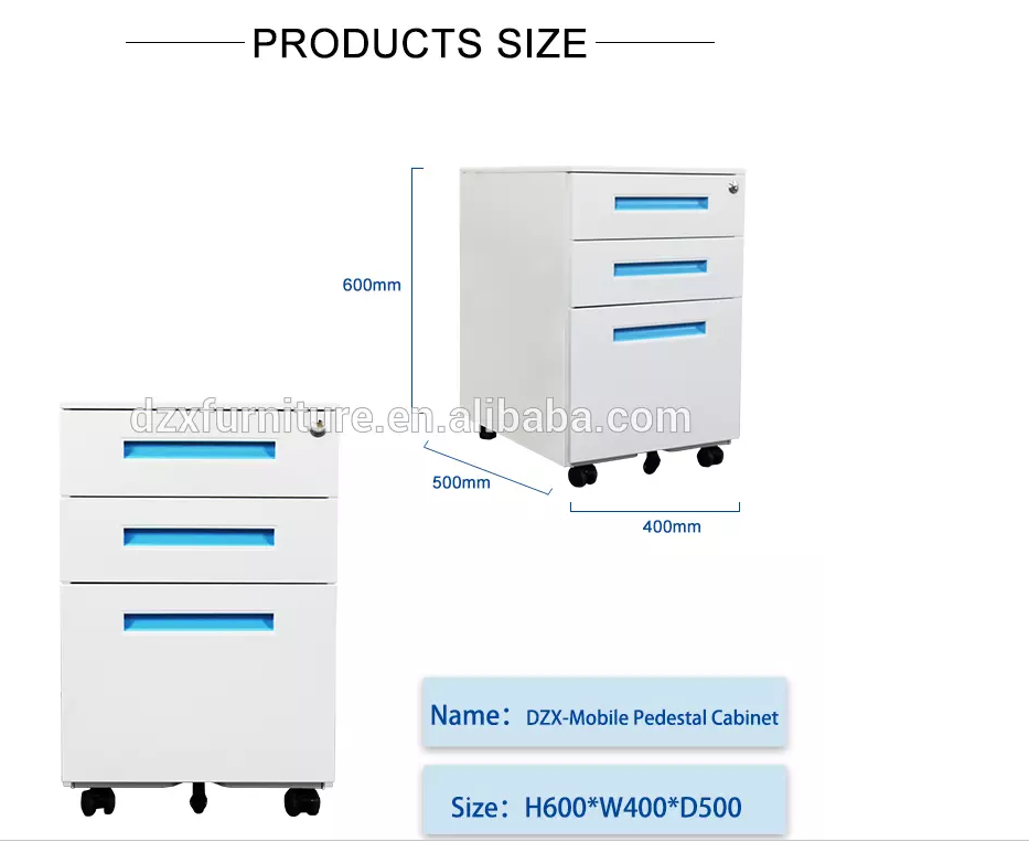 Hot Sale 3 Drawer Lateral File Cabinet Office Filing Steel Cabinet China Furniture Specifications