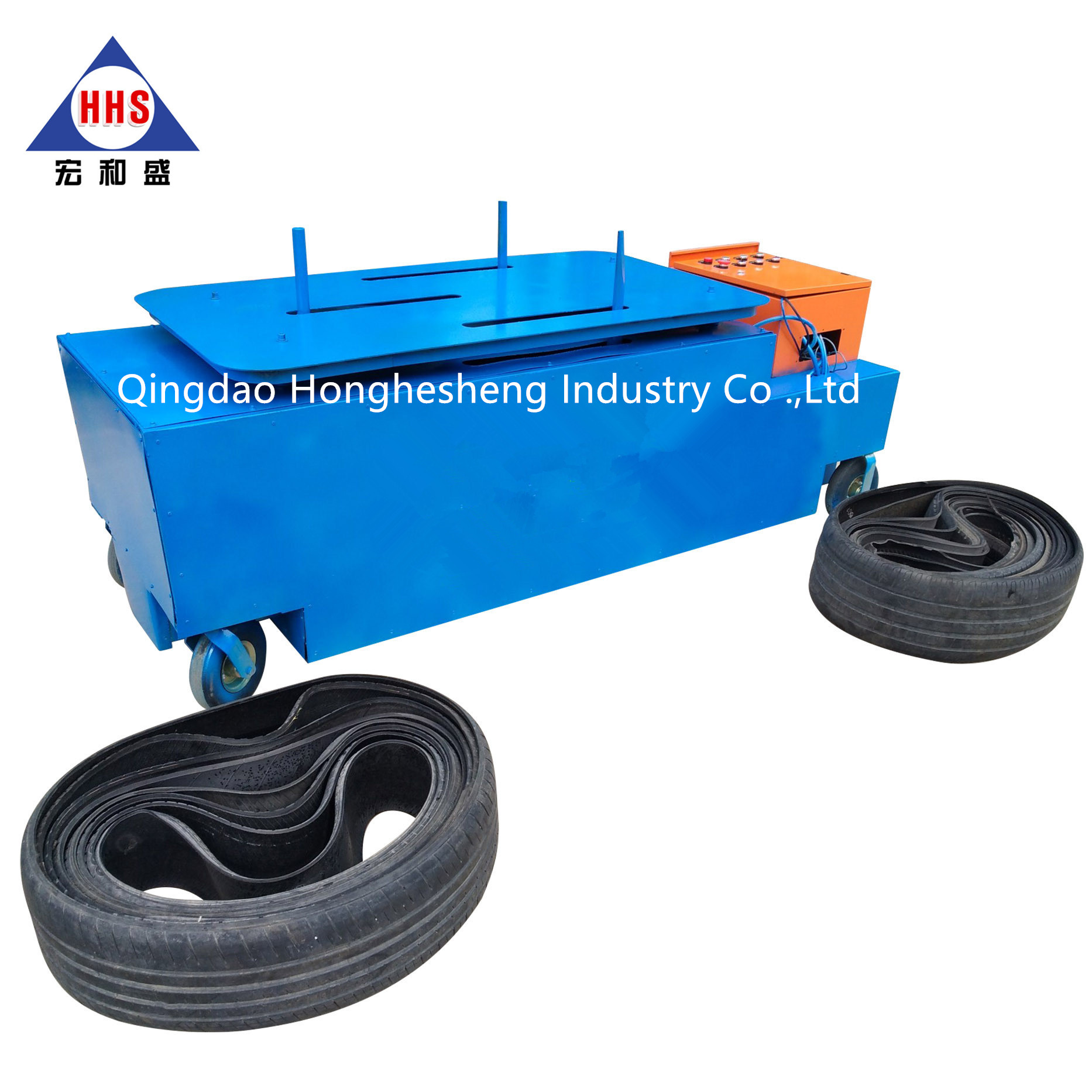 Pneumatic Tyre Packing Machine For Whole Tyres and Waste Tire Tread