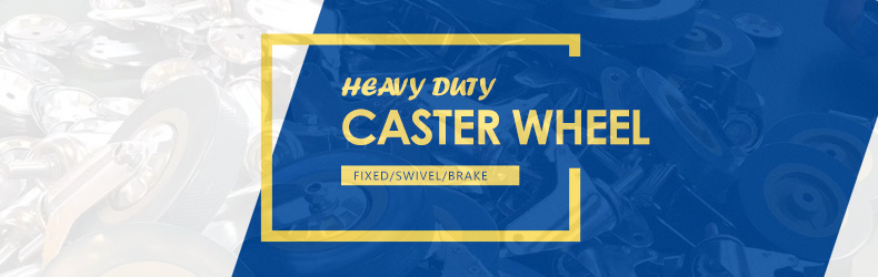 8 Inch Heavy Duty Industrial Loaded Swivel Caster Shock Absorption Caster