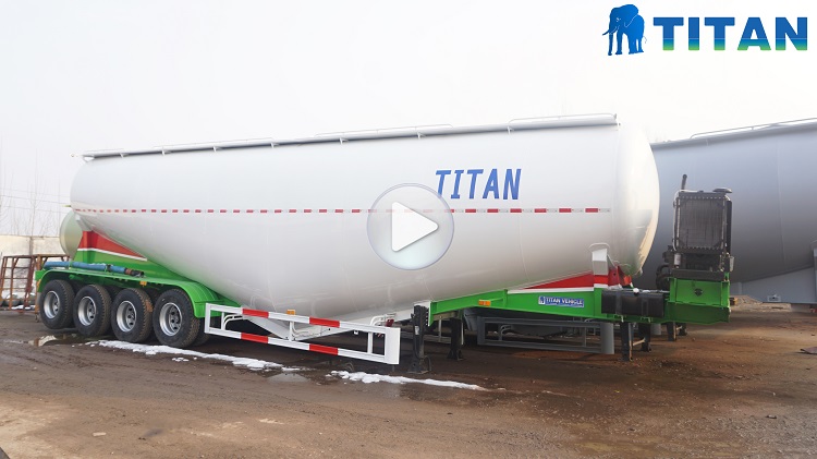 TITAN 3 axle 30/35cbm V type bulk cement tanker manufacturers