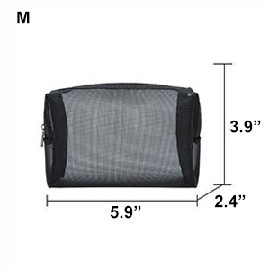 mesh cosmetic pouch